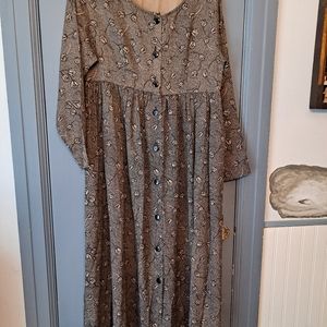 MODA Int'l International VS 90s Maxi dress SIZE MEDIUM